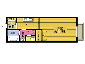 グランドゥ－ル幸 304 ｜ 大分県別府市鉄輪東（賃貸アパート1K・3階・35.04㎡） その2