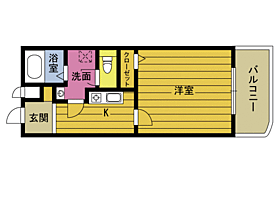 シティハイツまりも 101 ｜ 大分県別府市上人本町（賃貸マンション1K・1階・25.00㎡） その2