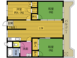 間取図画像 3LDK