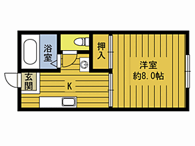 ドミトリームサシ　Ｆ 110 ｜ 大分県国東市武蔵町古市（賃貸アパート1K・1階・27.08㎡） その2