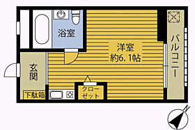 プロスペリタ金池Ａ 402 ｜ 大分県大分市金池南２丁目（賃貸マンション1R・4階・13.42㎡） その2