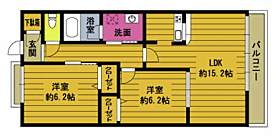 カサベルデ駅南 301 ｜ 大分県大分市東大道１丁目8-15（賃貸マンション2LDK・3階・72.61㎡） その2