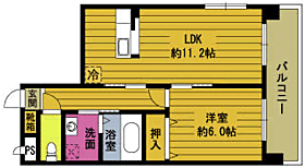 Il Mare 401 ｜ 大分県大分市中津留１丁目6-24（賃貸マンション1LDK・4階・43.29㎡） その2