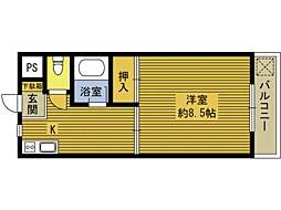 大在コーポ 4階/433
