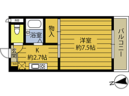 ヴィラ・アンソレイエ城原A 3階