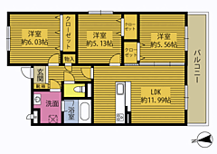 物件の間取り