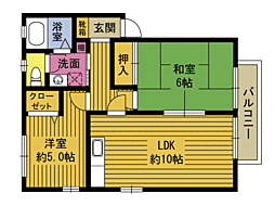 シャーメゾン江無田A 2階
