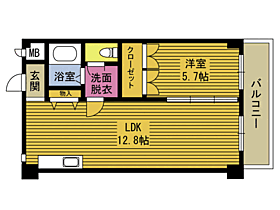 グラービアＭ 305 ｜ 大分県大分市新貝（賃貸マンション1LDK・3階・42.10㎡） その2