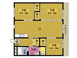 間取図画像 3LDK