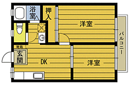 Dコーポ 2階/203
