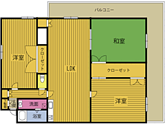 物件の間取り