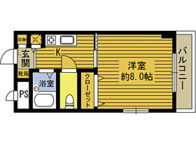 グレース松本 301 ｜ 大分県大分市千代町１丁目2番20号（賃貸マンション1K・3階・27.22㎡） その2