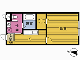 レガーロ野口元町 305 ｜ 大分県別府市野口元町（賃貸マンション1K・3階・26.91㎡） その2