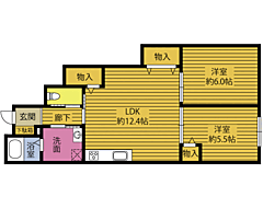 物件の間取り