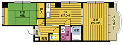 メゾンみかげ 2DKの間取図画像