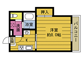 エクセレントジュン参番館 205 ｜ 大分県大分市三ケ田町１丁目（賃貸マンション1K・2階・24.00㎡） その2