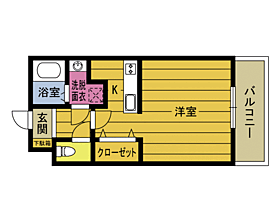 エステール・Ａ 307 ｜ 大分県大分市旭町（賃貸マンション1R・3階・29.26㎡） その2