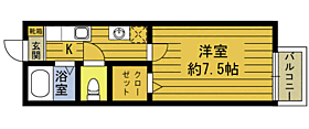 ＲＥＳＴ．Ｍ 202 ｜ 大分県大分市畑中４丁目（賃貸アパート1K・2階・23.96㎡） その2