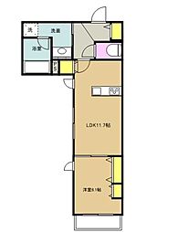 仮)国分南3丁目メゾン 1LDKの間取図画像