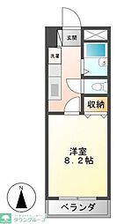 ROSWELLシブヤ 1Kの間取図画像