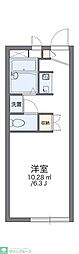 レオパレスブランシェ海老名2 1Kの間取図画像