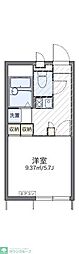 レオパレス美勝園2 1Kの間取図画像