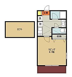 CasaMila2 1Kの間取図画像