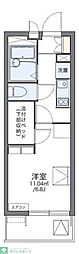 ヒルトップ壱番館 1Kの間取図画像