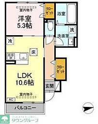 間取図画像 1LDK