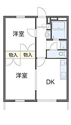間取図画像 2DK