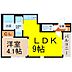 間取り：間取図　LDK9帖　洋室4.1帖