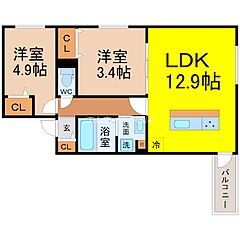 物件の間取り
