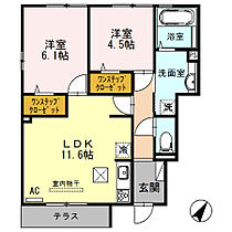 Comfort Ootomo (コンフォート大伴)  ｜ 大阪府富田林市南大伴町４丁目（賃貸アパート2LDK・1階・55.30㎡） その2