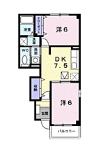 Famile Court A  (ファミールコートＡ)  ｜ 大阪府羽曳野市高鷲６丁目（賃貸アパート2DK・1階・44.80㎡） その2