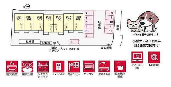 大阪府羽曳野市高鷲８丁目(賃貸アパート1LDK・1階・50.50㎡)の写真 その30