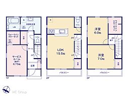 蓮田市東1丁目　新築一戸建て　全3棟