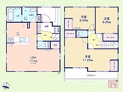 桶川市鴨川1丁目　新築一戸建て 全1棟