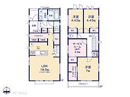 松戸市八ヶ崎5丁目　15期　新築一戸建て　全2棟