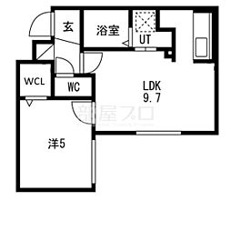 札幌市営東西線 宮の沢駅 徒歩10分 4階/-
