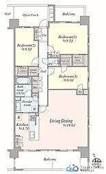 間取図画像 3LDK