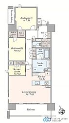 間取図画像 2SLDK