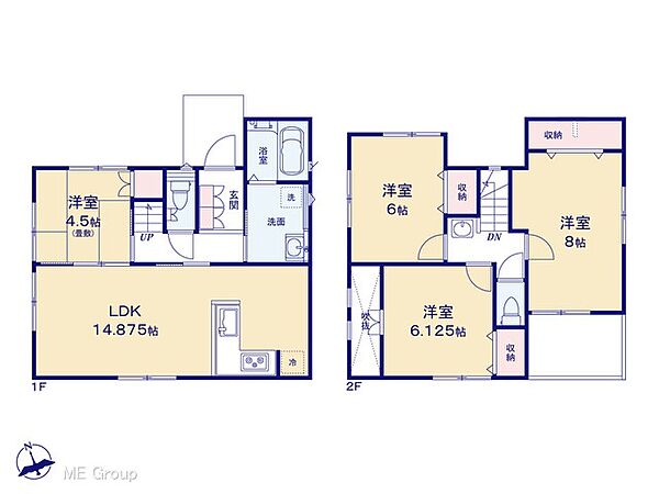 間取りを拡大表示