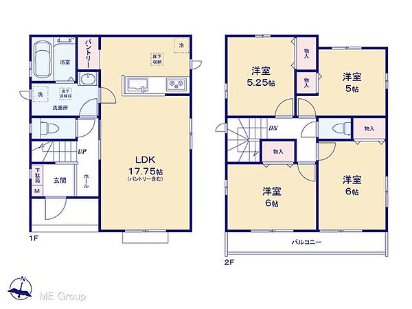 間取りを拡大表示