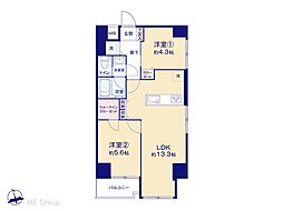 クォリティ大山 2LDKの間取図画像