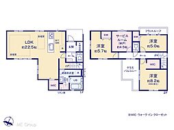 松戸市二十世紀が丘柿の木町 3期 新築一戸建て 全2棟