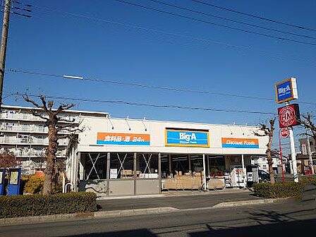 スーパー 600m ビッグエー越谷千間台西店