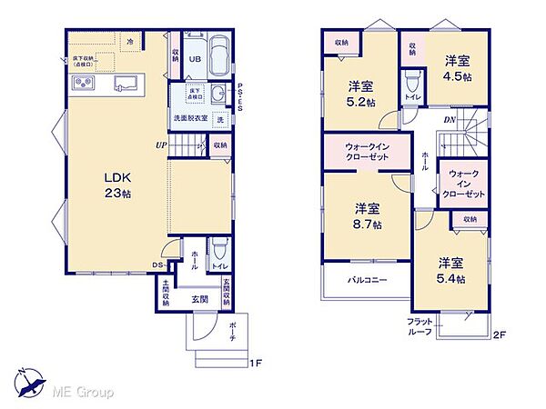 間取りを拡大表示