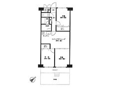 イトーピア西浦和 3LDKの間取図画像