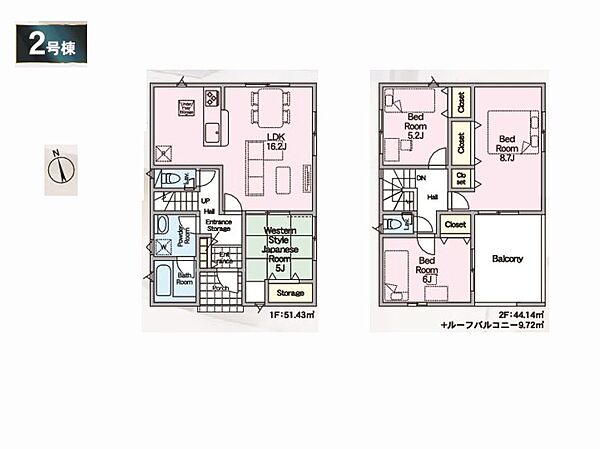 間取りを拡大表示
