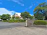 周辺：中学校 350m 久喜市立鷲宮中学校